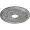 Ekena Millwork Genevieve Medallion (Canopies up to 3 1/2"), 16 1/8"OD x 3 1/2"ID x 7/8"P, Ultra Pure White Crackle CM16GNUWC - alternate 3